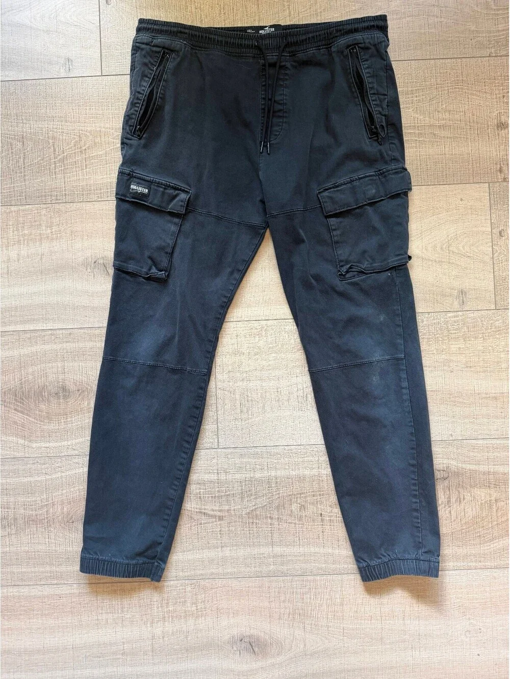 Hollister Black Skinny Cargo Jogger Pants – Men’s XL